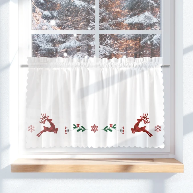 Karácsonyi vitrázsfüggönyök